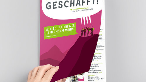 Cover der neusten Geschafft-Ausgabe