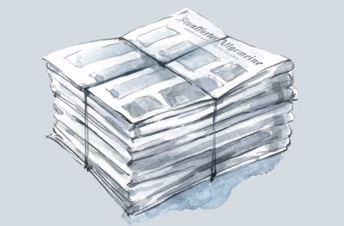 grafische Darstellung Frankfurter Allegmeine