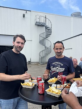Teamfest Pommeswagen