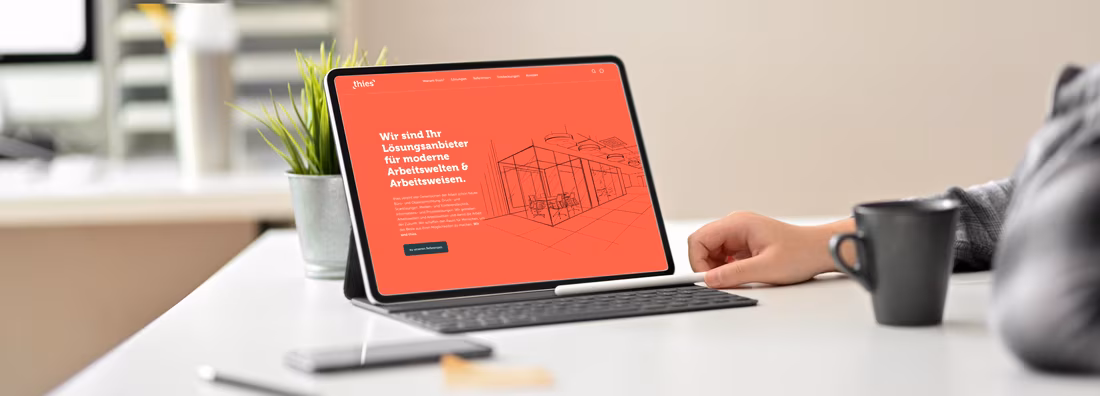 Startbildschirm thies – for work