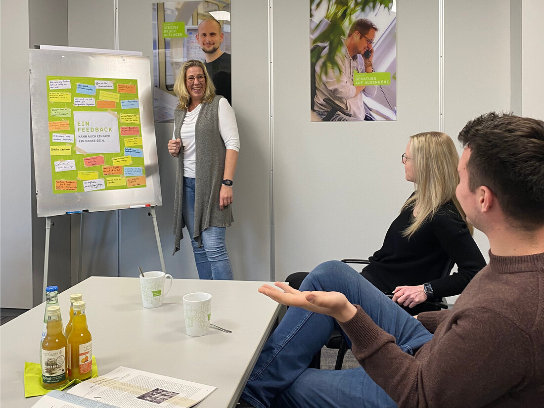 Schaffrath Mitarbeitende bei einem internen Workshop