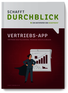 Frontalansicht Whitepaper Vertriebsapp