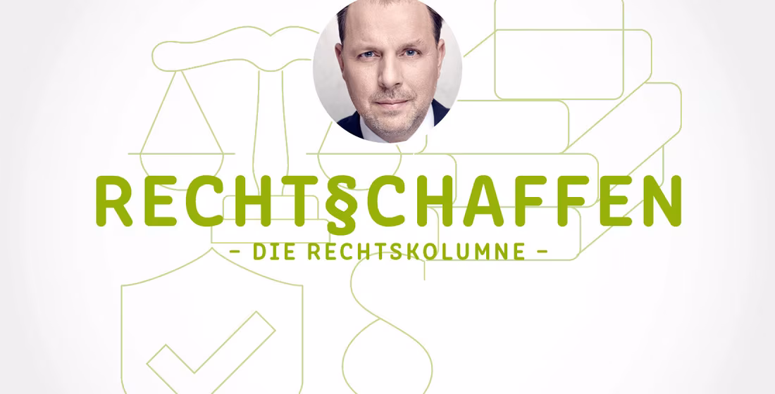 Rechtschaffen Kolumne