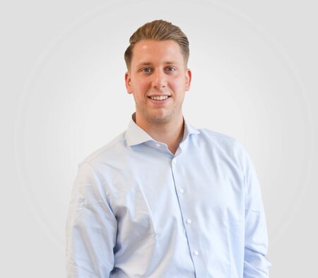 Mitarbeiter Dustin Vogt Portraitbild von Dustin Vogt