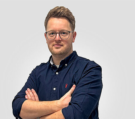 Mitarbeiter Patrick Hahn