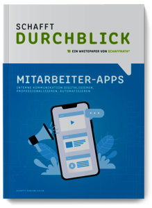 Frontalansicht Whitepaper Mitarbeiterapp