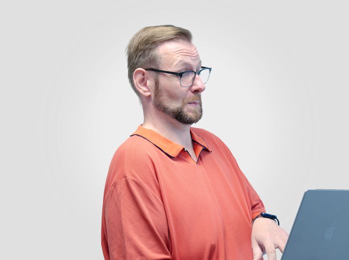 Mitarbeiter Sascha Ehresmann Portraitbild von Sascha Ehresmann