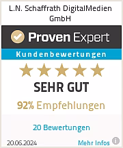 ProvenExpert Bewertungssiegel